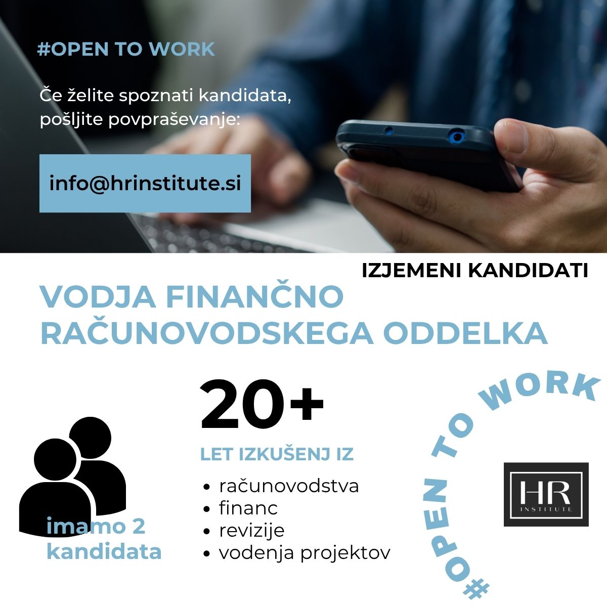 You are currently viewing IŠČETE VODJO FINANČNO-RAČUNOVODSKEGA ODDELKA ?