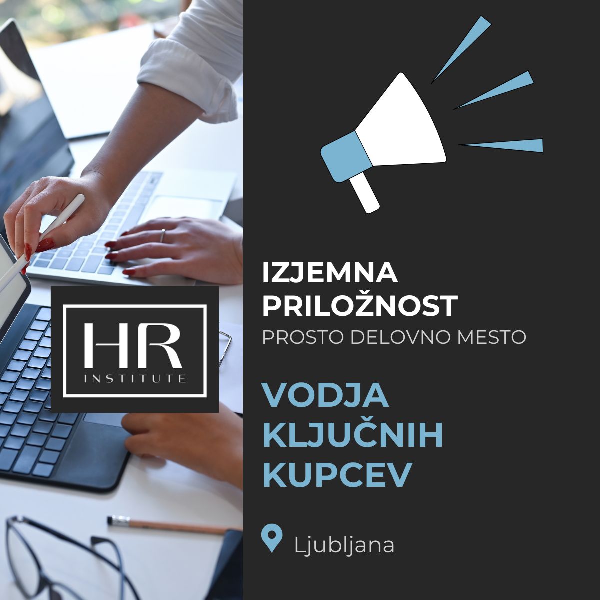 You are currently viewing IZJEMNA PRILOŽNOST: prosto delovno mesto VODJA KLJUČNIH KUPCEV (KAM)