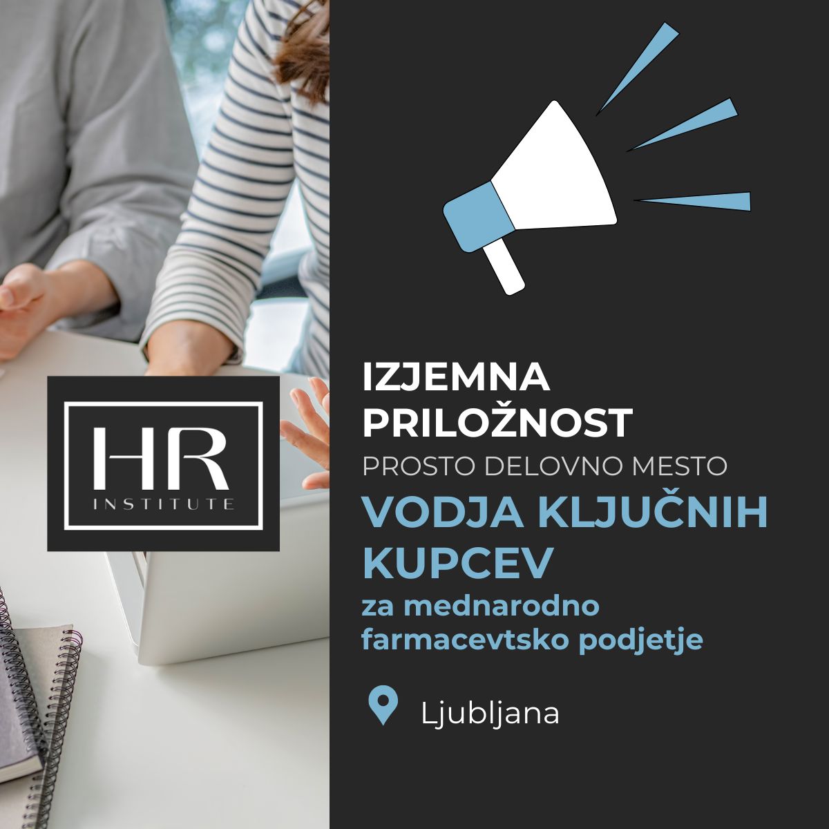 You are currently viewing IZJEMNA PRILOŽNOST: prosto delovno mesto VODJA KLJUČNIH KUPCEV (KAM) za mednarodno farmacevtsko podjetje