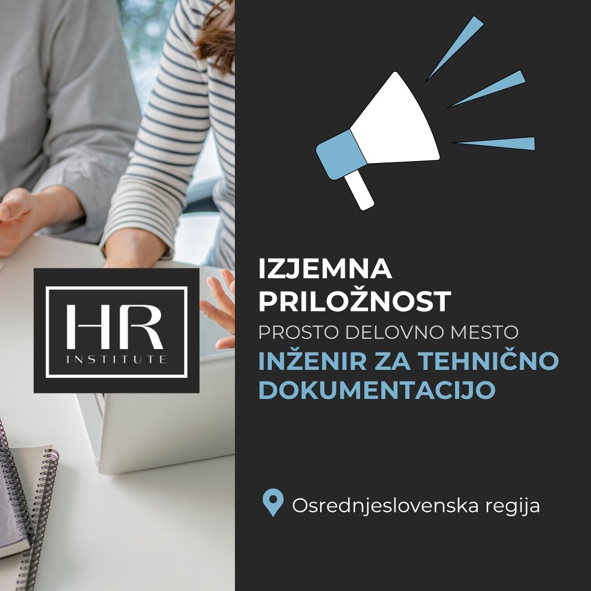 Read more about the article IZJEMNA PRILOŽNOST: prosto delovno mesto INŽENIR ZA TEHNIČNO DOKUMENTACIJO